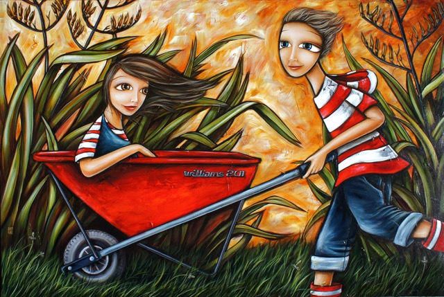 'Wheelbarrow fun' 