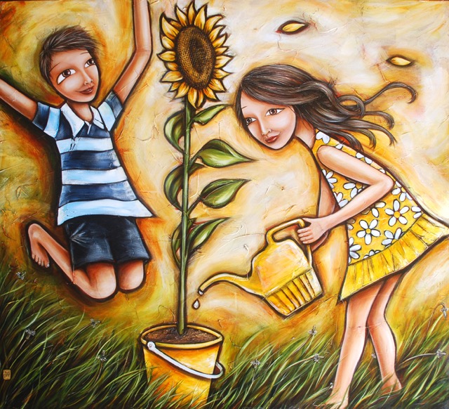 'Grow Sunflower, Grow!' - Commission