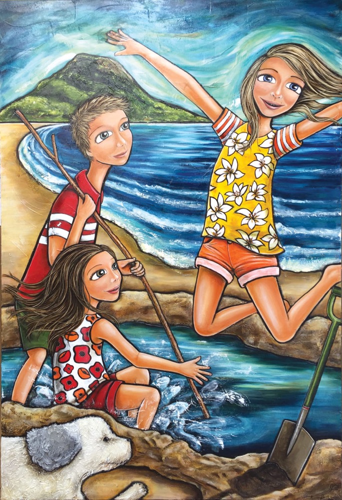 'Beach Fun' - Commission