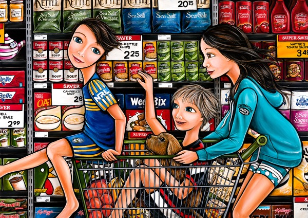 'Grocery Shoppers' - Commission