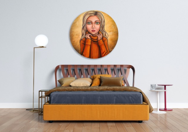 'Golden Girl' in situ