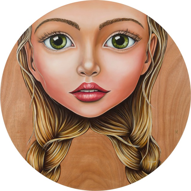 'Pippi' Oil on board